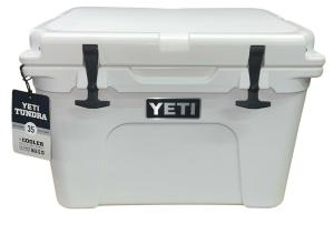 YETI Tundra 35 White Cooler for Fans