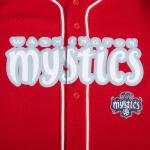 Pro Standard Big Boys WNBA Washington Mystics MESH Button Down MESH TOP RED M