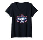 Womens WNBA Washington Mystics Fan Base V-Neck T-Shirt