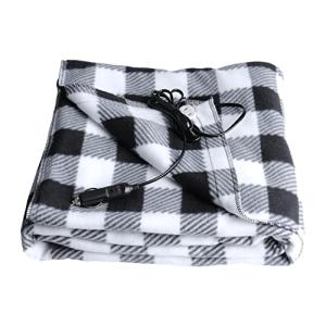 Heated Electric Car Blanket - 12V Fleece Throw