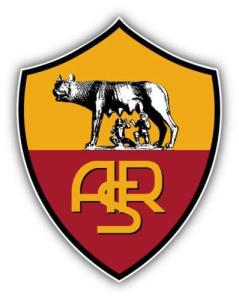 Roma AS Italy Soccer Football Vinyl Decal Sticker Graphic - Die Cut Sticker, High Resolution Top Grade Vinyl