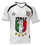 Arza Sports Italy Soccer Jersey Design Home and Away (US, Alpha, Medium, Regular, Regular, White)