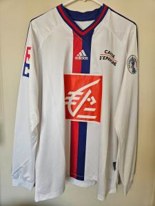 Olympique Lyonnais OL - Coupe de France - match worn - Juninho maillot porte