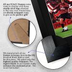 HWC Trading Paolo Maldini AC Milan Framed Gifts Printed Signed Autograph Picture for Fans and Supporters - US Letter Size