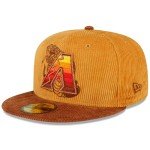 New Era Arizona Diamondbacks 59FIFTY Winter Cabin Corduroy Fitted Cap, Hat (US, Numeric, 7 3/8, Gold)