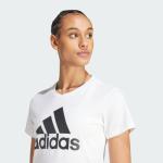 adidas Womens Essentials Logo Tee White/Black Large