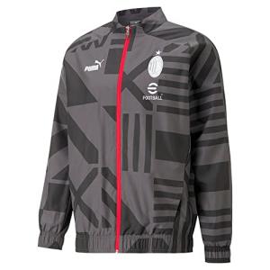 Puma 2022-23 AC Milan Pre-Match Jacket - Puma Black-Asphalt L