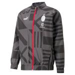Puma 2022-23 AC Milan Pre-Match Jacket - Puma Black-Asphalt L