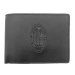 AC Milan 141801 Official Men's Black Leather Wallet 125 x 95 x 30 mm