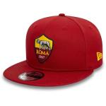 AS Roma - New Era 9FIFTY Club Crest Flat Peak Snapback Hat Dark red, Dark Red, One Size