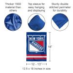WinCraft New York Rangers Double Sided Garden Flag