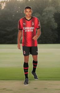 PUMA Men's AC Milan Home Authentic Jersey 23/24 (as1, Alpha, m, Regular, Regular) Red/Black