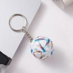 KCKEYS Soccer ball keychain,Backpack charm Pendant keychains, Multicolor Football Key Chains for Man‘s,Sports World Cup soccer key chain, Ball Fan Key Ring, Mini Football Design