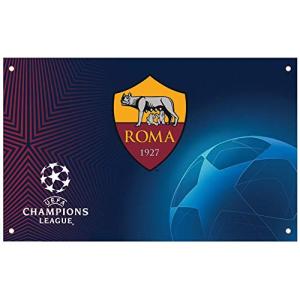 AS Roma Champions League Flag (One Size) (Multicolored)