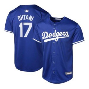 Shohei Ohtani Los Angeles Dodgers MLB Kids Youth 8-20 Blue Alternate Player Jersey (US, Numeric, 10, 12, Regular, Shohei Ohtani Los Angeles Dodgers Blue)