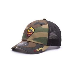 AS Roma Fan Ink Camo Classic Trucker Baseball Hat (Fi Collection)
