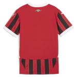 Puma Youth Soccer AC Milan 24/25 Home Jersey - Official Team Branding, dryCELL Technology, Regular Fit, Crew Neck (US, Alpha, Small, Regular, Red/Black)