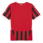 PUMA Mens Ac Milan Home Crew Neck Short Sleeve Jersey Casual - Red - Size S