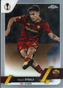 2022-23 Topps Chrome UEFA Club Competitions #159 Paulo Dybala AS Roma Soccer Card - Sportscard Superstore