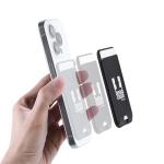 Head Case Designs Officially Licensed AC Milan Embossed Crest Graphic Logo Magnetic Credit Card Holder Case Compatible with Apple iPhone and Compatible with MagSafe