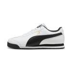 PUMA Men's Roma, 24-Standard White Black Team Gold, 10.5
