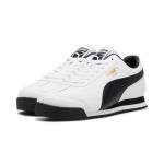PUMA Men's Roma, 24-Standard White Black Team Gold, 10.5