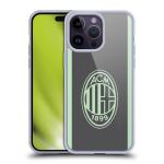 Head Case Designs Officially Licensed AC Milan Third 2024/25 Crest Kit Soft Gel Case Compatible with Apple iPhone 14 Pro Max