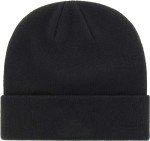 47 MLB Unisex-Adult Primary Logo Cuffed Knit Primary Logo Black Beanie Hat Cold Weather Hat, One Size - Atlanta Braves Black