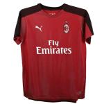 PUMA Youth A.C. Milan Licensed Stadium Jersey 2017-2018, Medium, Chili Pepper/PUMA Black