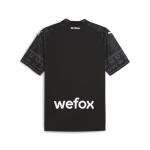 PUMA Mens Ac Milan Pleasures Collared Short Sleeve Jersey Casual - Black, Grey - Size S