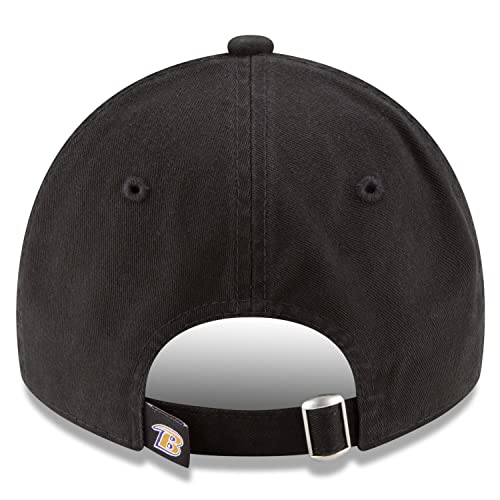 Baltimore Ravens Black Adjustable Hat by New Era