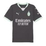 PUMA Men's Soccer AC Milan 24/25 Third Jersey - Official Team Branding, RE:Fibre Program, dryCELL Technology (US, Alpha, XX-Large, Regular, Regular, Gray-Fresh Mint)