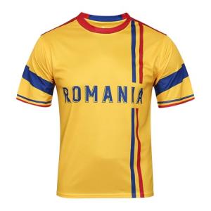 SURUIDA Fan Soccer Jersey for Men&Women,Romania Soccer Practice Jerseys Football Shirt Soccer Wear for Sports Training Jersey