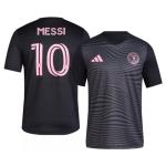 adidas Lionel Messi Inter Miami CF #10 Men's Player Name & Number Performance Shirt (Black, XX-Large)