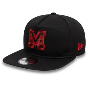 Black AC Milan Logo Golfer Snapback by New Era