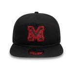 Black AC Milan Logo Golfer Snapback by New Era