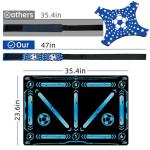 Soccer Training Equipment with Video,Soccer Training Mat Improve Strength,Agility and Coordination,Anti-Slip Silent Absorption Soccer Footwork Training Mat