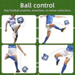 Soccer Training Equipment with Video,Soccer Training Mat Improve Strength,Agility and Coordination,Anti-Slip Silent Absorption Soccer Footwork Training Mat