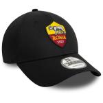 AS Roma - New Era 9FORTY Club Crest Adjustable Hat Dark red, Dark Red, One Size