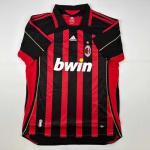 Autographed/Signed Ricardo Kaka AC Milan Black/Red Soccer Futbol Jersey Beckett BAS COA