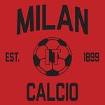 UGP Campus Apparel Milan Home Kit World Classic Soccer Football Arch Infant Creeper Bodysuit - 6 Month - Red