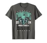 New York Liberty WNBA 2024 Championship On Top T-Shirt - Grey, Unisex-Adults/Kids, Small, Short Sleeve, Classic Fit, Cotton Blend, Crew Neck, Letter Print, Birthday, Top, Modern Embroidery