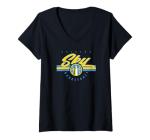 Womens WNBA Chicago Sky Off The Bench V-Neck T-Shirt