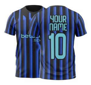 Kidzwear Fan Custom Tshirt Inter Italia Milan Soccer Team Football - Jersey Football for Kids Several Sizes …16 Blue