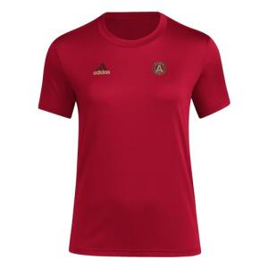 adidas Women's FC Short Sleeve Pre-Game T-Shirt, Team Victory Red/Atlanta United, XX-Large