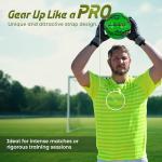 Vizari Men's Inter GK Short Sleeve Soccer Goalkeeping Jersey (AM, Yellow)