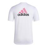 adidas Men's Inter Miami CF MLS Short Sleeve T-Shirt, White Miami, X-Large