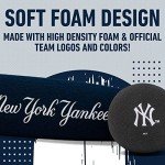 Franklin Sports New York Yankees Foam Bat & Ball Set - 21" Soft Jumbo Team Baseball Bat and Ball Team Logo - MLB Official Licensed Product, Blue