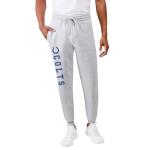Ultra Game NFL Men's Super Soft Game Day Jogger Sweatpants, Indianapolis Colts, Heather Gray, X-Large