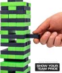 Wild Sports NFL Los Angeles Chargers Table Top Stackers Game, 3" x 1" x .5"